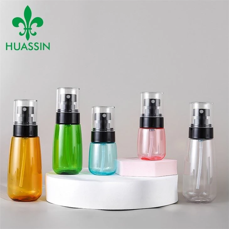 Colors 10ml 30ml 50ml 100ml 200ml Empty Round Fine Mist Alcohol Spray Bottle